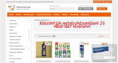 Desktop Screenshot of haztartasi-bolt.hu